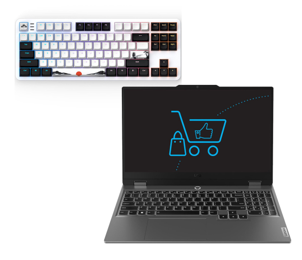 Lenovo LOQ 15 Ryzen 5-7235HS/16GB/512 RTX4050 Zestaw - 1572009 - zdjęcie